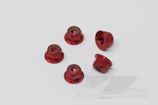 Square SGE-04FR Aluminum Wheelnuts Red (5Pcs)