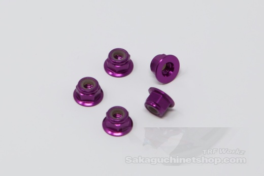 Square SGE-04FP Aluminum Wheelnuts Purple (5Pcs)