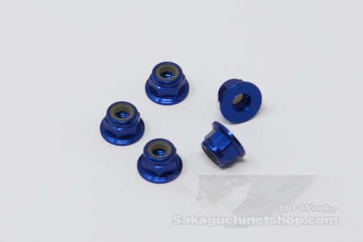 Square SGE-04FBY Aluminum Wheelnuts Yokomo Blue (5Pcs)