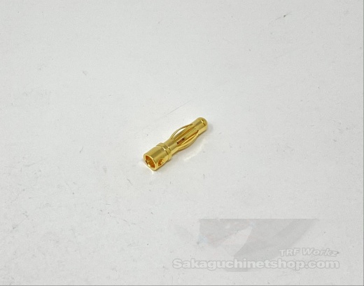 4mm Gold Connector (Male) 1pc.