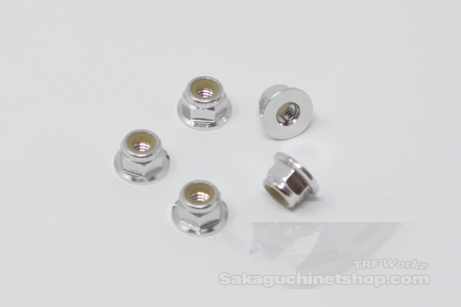 Square SGE-04FS Aluminum Wheelnuts Silver (5Pcs)