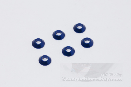 Square SGX-108BY 3mm Alu-Senkkopfspacer Yokomo Blau