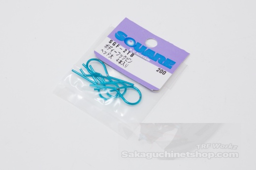 Square SGF-02TB Body Snap Pins Blue (Large) Tamiya Blue