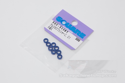 Square SGE-920BY Aluspacer 3x5.5 x 2.0mm Yokomo Blue