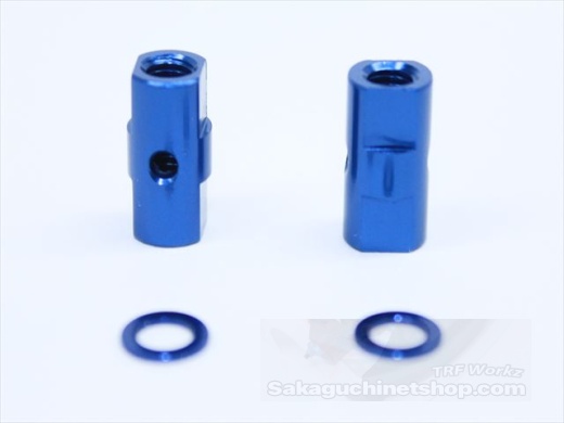 Square SGE-5010BY Alu Post Set M3x5.0 x 10.5mm Dark Blue