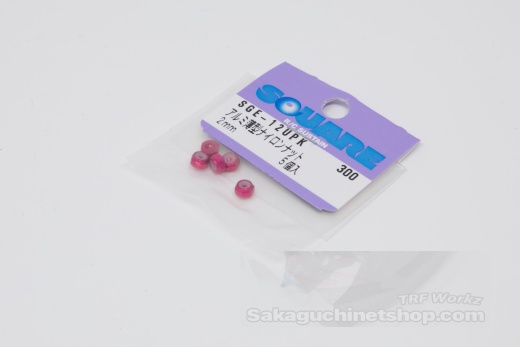 Square SGE-12UPK 2mm Alumuttern Pink Niedrige Hhe