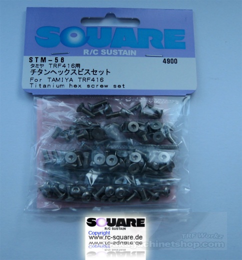 Square STM-56 Tamiya TRF416 42106 Titanium screw set TRF 416
