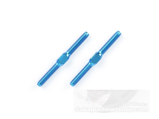 Tamiya 42118 3x32mm Titan Rechts-/Links Gewindestangen (2) Blau