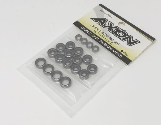 Axon BS-LF-T004 X9 Tamiya TT-01 Type E Ball Bearing Set