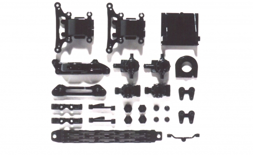 Tamiya 51002 TT-01 Front & Rear Knuckles / Gear Case (A-Parts)