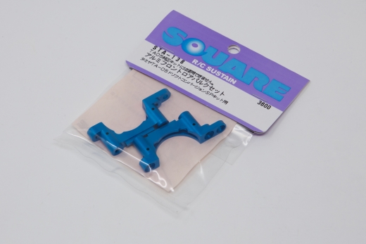 Square STA-138 TA-05 Alu Bulkheads Blau (fr Drift Conversion Kit SP)