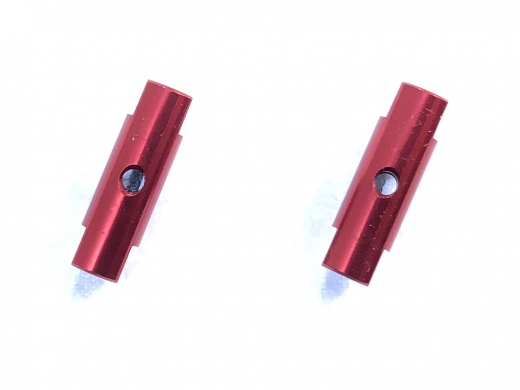 Square SGE-5016R Alu Post Set M3x5.0 x 16.0mm Red