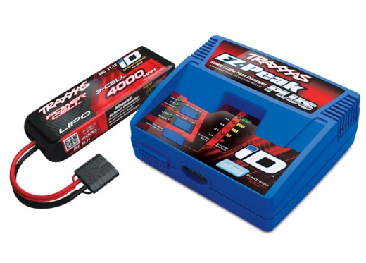 Traxxas TRX2994GX Battery/charger completer pack (includes #2970 iD charger (1), #2849X 4000mAh 11.1v 3-Cell 25C LiPo Battery (1))