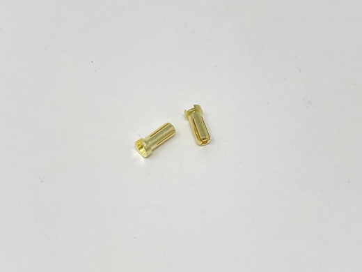 5mm LCG Gold Connector Slotted 14mm (2 pcs)