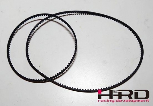 H2RD HRD011-BE1 Riemensatz fr Mittelmotor-Umrstkit fr Tamiya TRF420