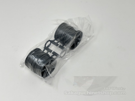 Tamiya 903777 24mm Medium-Narrow 5-Spoke Wheels Black (0mm Offset - 4 pcs)