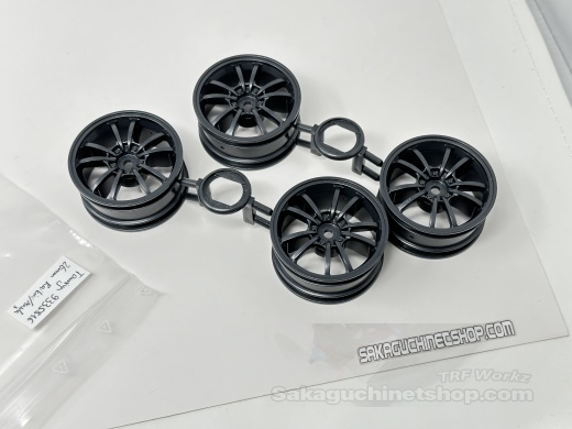 Tamiya 9335816 Mazda 3 / Raikiri GT Wheels Black 26mm (+2mm Offset)