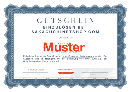 Voucher (in steps of 1,00 Euro)