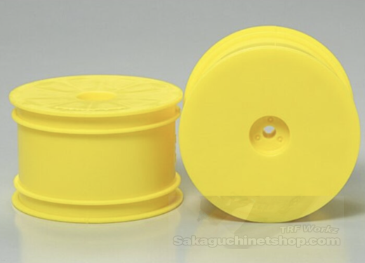 Tamiya 54287 Dish-Rims Fluo. Yellow Rear (4WD)