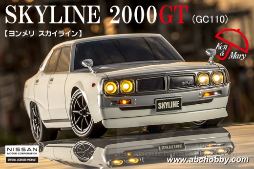 ABC-Hobby 67902 1/10 Nissan Skyline 2000GT (4-Door / Yon-Meri) w/o LED Buckets