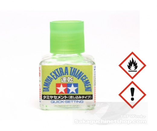 Tamiya 87182 Extra Thin Cement Quick Setting for Plastic Modelling 40ml [shipping only EU]