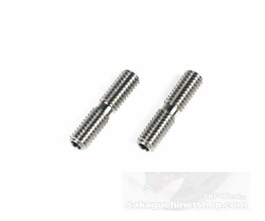 Tamiya 22086 4x18mm Titanium Rechts-/Links Gewindestangen