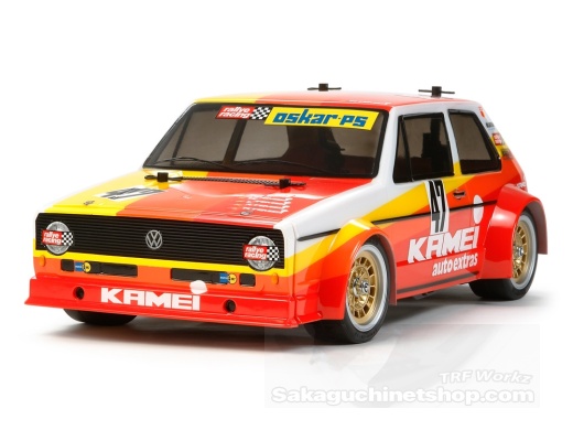 Tamiya 47308-BDY VW Golf Mk. 1 Racing Gruppe 2 WB=210mm 1/10m Body Part Set