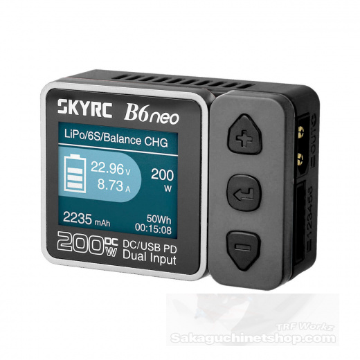 SkyRC SK100198 B6neo Charger Grey DC 200W LiPo 1-6S 10A