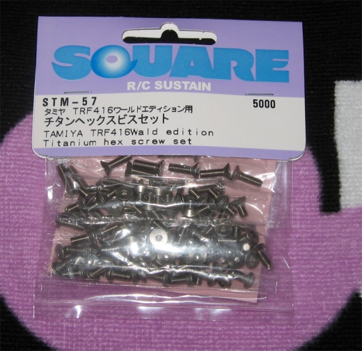 Square STM-57 Tamiya TRF416 World Edition 42138 Titanium screw s