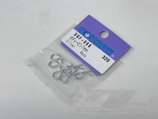 Square SGF-06S Body Pins 7mm Silver