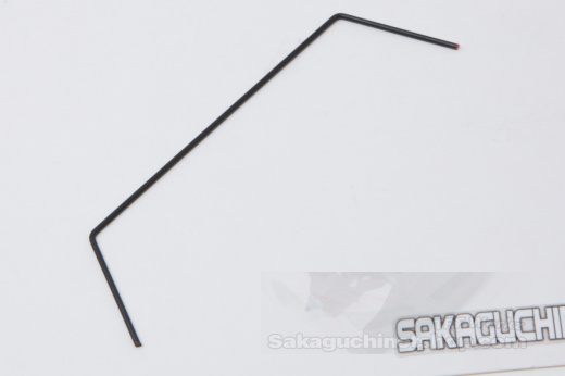 Tamiya 15304081 Stabilisatorstange 1.1mm (Mittel, Schwarz/Rot) (MB27)