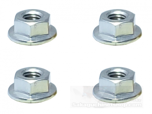 Square SGX-04SS Alu Wheelnuts Silver (Sawteeth)