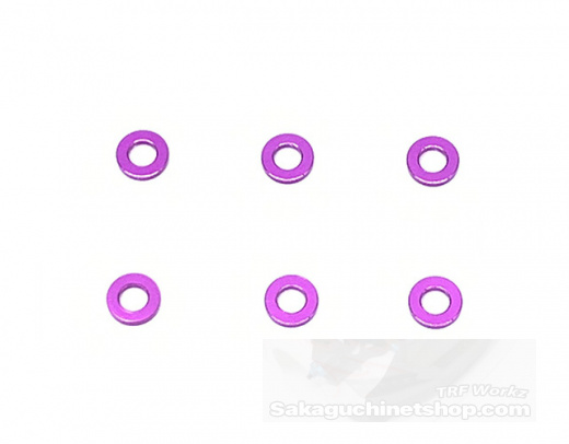 Square SGX-2610P M2.5 Spacer 2.6 x 5.0 x 1.0mm (6 pcs.) - Purple