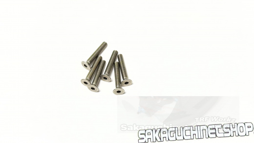 Tamiya 19803476 Titanscrews DIN7991 M3 Countersunk-Head M3x18mm (6 pcs.)