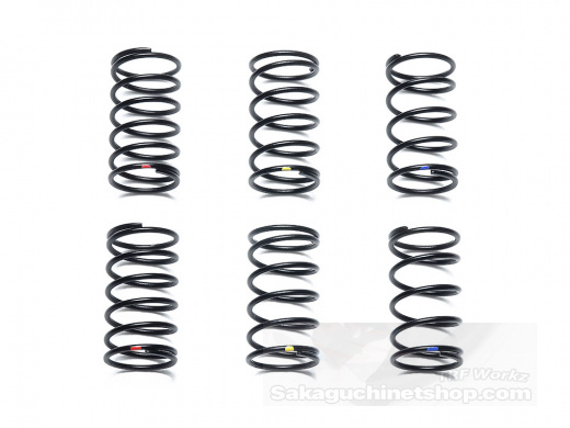 Tamiya 53163 On-Road Hard Tuned Spring Set (black) (3x2 pcs.)