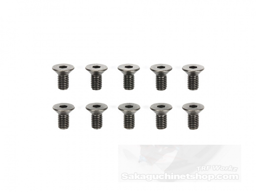 Tamiya 51625 M3x6mm Steel Countersunk Screws (10 Pcs.)