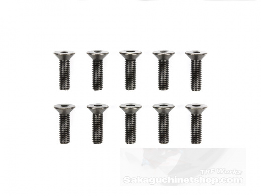 Tamiya 51629 M3x10mm Steel Countersunk Screws (10 Pcs.)