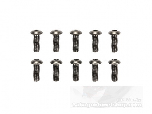 Tamiya 51626 M3x8mm Steel Buttonhead Screws (10 Pcs.)