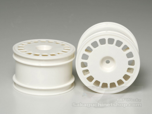 Tamiya 53881 Offroad Dish Felgen Hinten 62/35 Wei (12mm Sechskant)