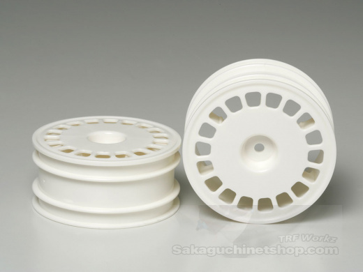 Tamiya 53880 Offroad Dish Felgen Vorne 62/25 Wei (12mm Sechskant)