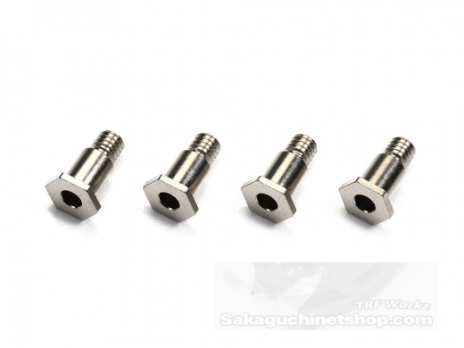 Tamiya 53141 ALu Leightweight Kingpin Screws M4x11.5mm WR-02 GF-01 - 4 pcs.