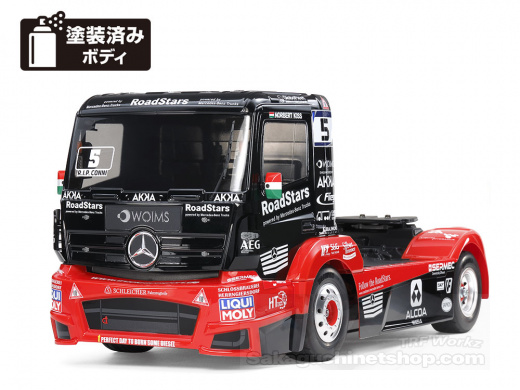 Tamiya 58683 TT-01E Mercedes-Benz Actros MP4 Race Truck