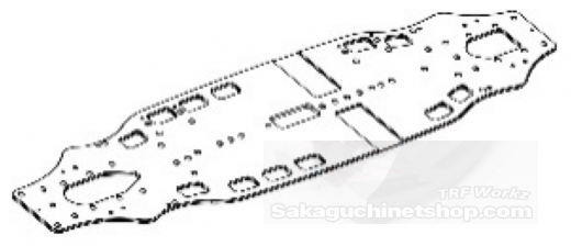 Axon 3A-001-101 TC10/3 Aluminium Chassisplatte 2.00mm