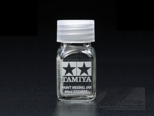 Tamiya 81043 Paint Mixing Jar Square 10ml