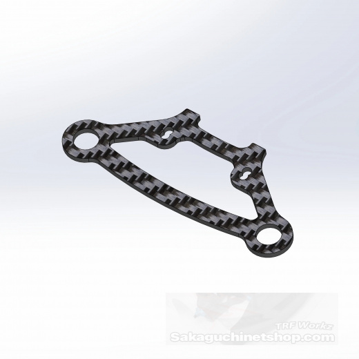 H2RD Carbon Bumperplatte fr Tamiya TRF421