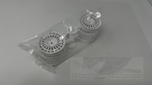 Tamiya 0445250x2 Lancia Delta HF Wheels White 26mm (+2mm Offset) 4 pcs.