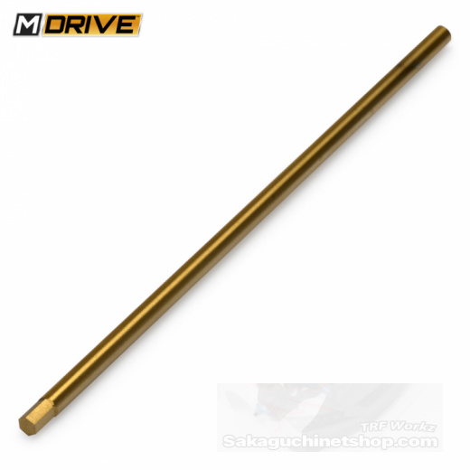 MDrive MD21125 2.5x100mm Sechskant-Ersatzklinge TiN (Goldfarbige Beschichtung)