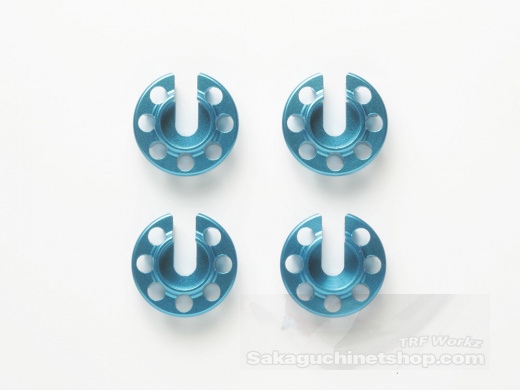 Tamiya 53876 Federteller fr TRF Dmpfer Blau (1mm Down Type)