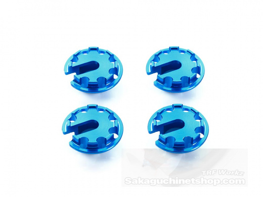 Tamiya 54776 Federteller fr TRF Dmpfer Blau (1mm Up Type)