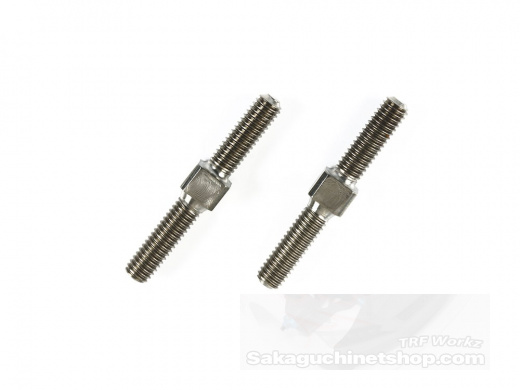 Tamiya 53526 3x23mm Titanium Turnbuckles (2)